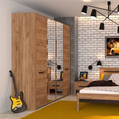 АФИНА А11а Шкаф для одежды (крафт) в Заречном - zarechnyy.mebel24.online | фото 2