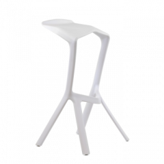 Барный стул Barneo N-227 Miura белый в Заречном - zarechnyy.mebel24.online | фото
