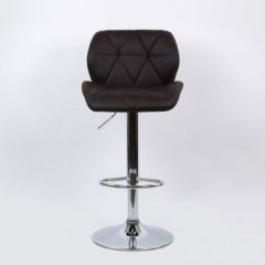 Барный стул Barneo N-85 Diamond темно-коричневый в Заречном - zarechnyy.mebel24.online | фото 4