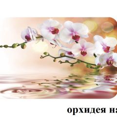 БОСТОН - 3 Стол раздвижной Орхидея на воде 1100/1420 опоры Триумф в Заречном - zarechnyy.mebel24.online | фото 2