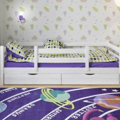 Детская кровать из массива березы Соня-5 (Неокрашенный массив) в Заречном - zarechnyy.mebel24.online | фото