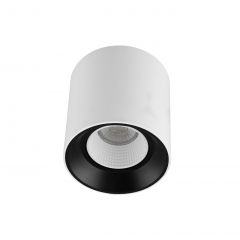 DK3090-WB+WH Светильник накладной IP 20, 10 Вт, GU5.3, LED, бело-черный/белый, пластик в Заречном - zarechnyy.mebel24.online | фото