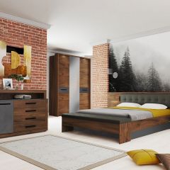 ГЛАЗГО МС Спальный гарнитур в Заречном - zarechnyy.mebel24.online | фото