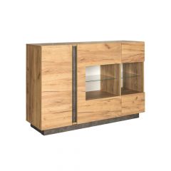 Гостиная Арчи (Дуб Золотой/Камень Темный) в Заречном - zarechnyy.mebel24.online | фото 4