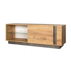 Гостиная Арчи (Дуб Золотой/Камень Темный) в Заречном - zarechnyy.mebel24.online | фото 8