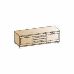 Гостиная Мелисса Композиция 10 (Акация Молдау) в Заречном - zarechnyy.mebel24.online | фото 5