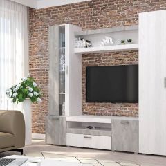 Гостиная Соло (Анкор Светлый/Бетонный Камень) в Заречном - zarechnyy.mebel24.online | фото