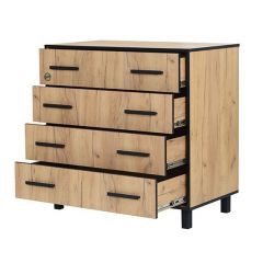 Комод 4 ящика "Лофт 8" в Заречном - zarechnyy.mebel24.online | фото