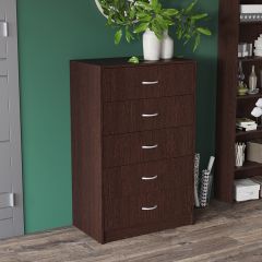 Комод Лофт 5 ящиков (Венге) в Заречном - zarechnyy.mebel24.online | фото
