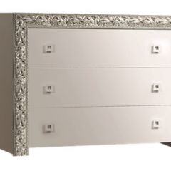 Комод Тиффани Premium слоновая кость/серебро (ТФКМ-1(П) в Заречном - zarechnyy.mebel24.online | фото