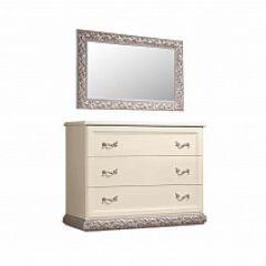 Комод Тиффани штрих-лак/серебро (ТФКМ-1) в Заречном - zarechnyy.mebel24.online | фото