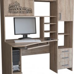 Компьютерный стол КЛ №6.0 левый (Дуб баррик) в Заречном - zarechnyy.mebel24.online | фото