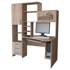 Компьютерный стол КЛ №6.0 правый (Дуб баррик) в Заречном - zarechnyy.mebel24.online | фото