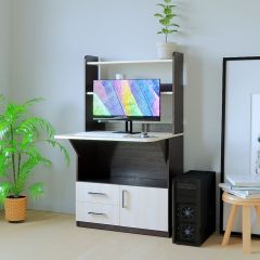 Компьютерный стол СП-1 (Венге/Дуб молочный) в Заречном - zarechnyy.mebel24.online | фото 3