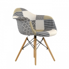 Кресло Barneo N-14 Patchwork трехцветный в Заречном - zarechnyy.mebel24.online | фото