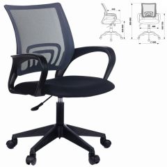 Кресло BRABIX "Fly MG-396" (серое/черное) 532085 в Заречном - zarechnyy.mebel24.online | фото 2