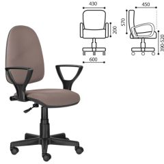 Кресло BRABIX "Prestige Ergo MG-311" (ткань, бежевое) 531873 в Заречном - zarechnyy.mebel24.online | фото 2