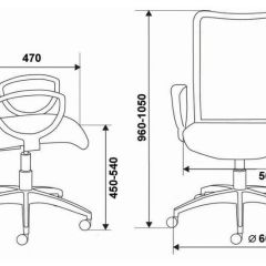 Кресло Бюрократ CH-599/DB/TW-10N тёмно-синий в Заречном - zarechnyy.mebel24.online | фото 3