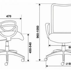 Кресло Бюрократ CH-599AXSN/TW-11 чёрный в Заречном - zarechnyy.mebel24.online | фото 3