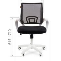 Кресло для оператора CHAIRMAN 696 white (ткань TW-10/сетка TW-05) в Заречном - zarechnyy.mebel24.online | фото 6