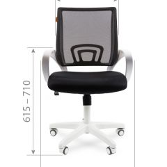 Кресло для оператора CHAIRMAN 696 white (ткань TW-19/сетка TW-69) в Заречном - zarechnyy.mebel24.online | фото 5