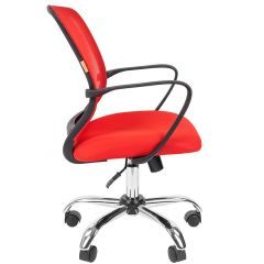 Кресло для оператора CHAIRMAN 698 хром (ткань TW 19/сетка TW 69) в Заречном - zarechnyy.mebel24.online | фото 3