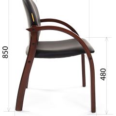 Кресло для посетителей CHAIRMAN 659 Terra (экокожа) в Заречном - zarechnyy.mebel24.online | фото