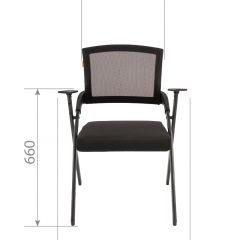 Кресло для посетителей CHAIRMAN NEXX (ткань стандарт черный/сетка DW-01) в Заречном - zarechnyy.mebel24.online | фото 6
