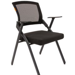 Кресло для посетителей CHAIRMAN NEXX (ткань стандарт черный/сетка DW-01) в Заречном - zarechnyy.mebel24.online | фото