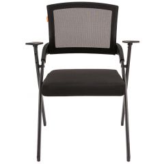 Кресло для посетителей CHAIRMAN NEXX (ткань стандарт черный/сетка DW-01) в Заречном - zarechnyy.mebel24.online | фото 2