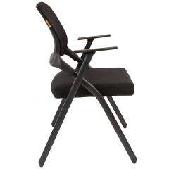 Кресло для посетителей CHAIRMAN NEXX (ткань стандарт черный/сетка DW-01) в Заречном - zarechnyy.mebel24.online | фото 3