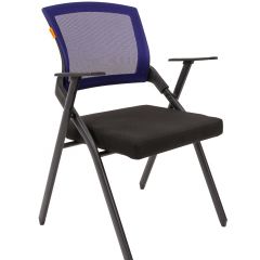 Кресло для посетителей CHAIRMAN NEXX (ткань стандарт черный/сетка DW-61) в Заречном - zarechnyy.mebel24.online | фото
