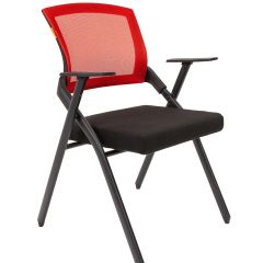 Кресло для посетителей CHAIRMAN NEXX (ткань стандарт черный/сетка DW-69) в Заречном - zarechnyy.mebel24.online | фото