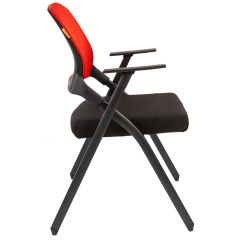 Кресло для посетителей CHAIRMAN NEXX (ткань стандарт черный/сетка DW-69) в Заречном - zarechnyy.mebel24.online | фото 3