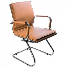 Кресло для посетителя Бюрократ CH-993-Low-V/Camel светло-коричневый в Заречном - zarechnyy.mebel24.online | фото