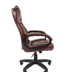 Кресло для руководителя  CHAIRMAN 432 (Экокожа коричневая) в Заречном - zarechnyy.mebel24.online | фото 3