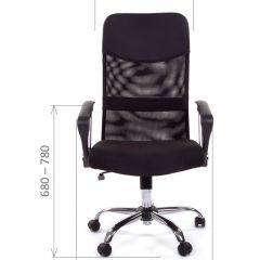 Кресло для руководителя CHAIRMAN 610 N (15-21 черный/сетка красный) в Заречном - zarechnyy.mebel24.online | фото 2