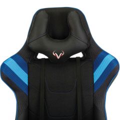 Кресло игровое Бюрократ VIKING 4 AERO BLUE черный/синий в Заречном - zarechnyy.mebel24.online | фото 6