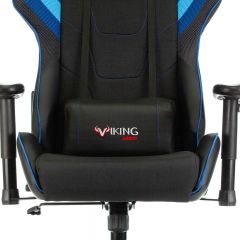 Кресло игровое Бюрократ VIKING 4 AERO BLUE черный/синий в Заречном - zarechnyy.mebel24.online | фото 7