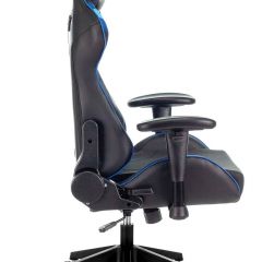 Кресло игровое Бюрократ VIKING 4 AERO BLUE черный/синий в Заречном - zarechnyy.mebel24.online | фото 8