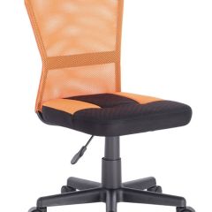 Кресло компактное BRABIX "Smart MG-313" черное/оранжевое, 531844 в Заречном - zarechnyy.mebel24.online | фото