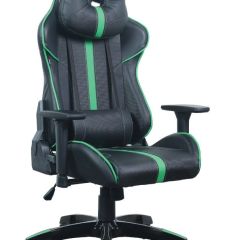 Кресло компьютерное BRABIX "GT Carbon GM-120" (черное/зеленое) 531929 в Заречном - zarechnyy.mebel24.online | фото