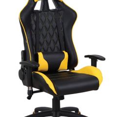 Кресло компьютерное BRABIX "GT Master GM-110" (черное/желтое) 531927 в Заречном - zarechnyy.mebel24.online | фото