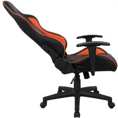 Кресло компьютерное BRABIX "GT Racer GM-100" (черное/оранжевое) 531925 в Заречном - zarechnyy.mebel24.online | фото 4