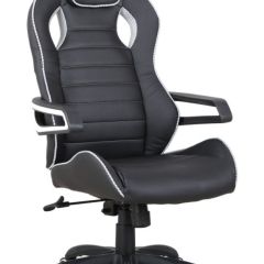 Кресло компьютерное BRABIX "Techno Pro GM-003" (черное/серое, вставки серые) 531814 в Заречном - zarechnyy.mebel24.online | фото