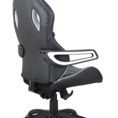 Кресло компьютерное BRABIX "Techno Pro GM-003" (черное/серое, вставки серые) 531814 в Заречном - zarechnyy.mebel24.online | фото 4