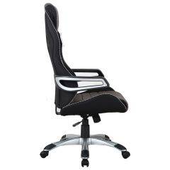 Кресло компьютерное BRABIX Techno GM-002 (ткань) черное/серое, вставки белые (531815) в Заречном - zarechnyy.mebel24.online | фото 4