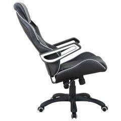 Кресло компьютерное BRABIX Techno Pro GM-003 (экокожа черное/серое, вставки серые) 531814 в Заречном - zarechnyy.mebel24.online | фото 6
