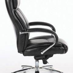 Кресло офисное BRABIX "Direct EX-580" (хром/рециклированная кожа/черное) 531824 в Заречном - zarechnyy.mebel24.online | фото 3
