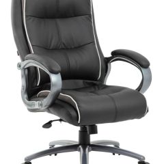 Кресло офисное BRABIX PREMIUM "Strong HD-009" (экокожа черная, ткань серая) 531945 в Заречном - zarechnyy.mebel24.online | фото